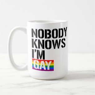 Mug Personne ne sait que je suis gay