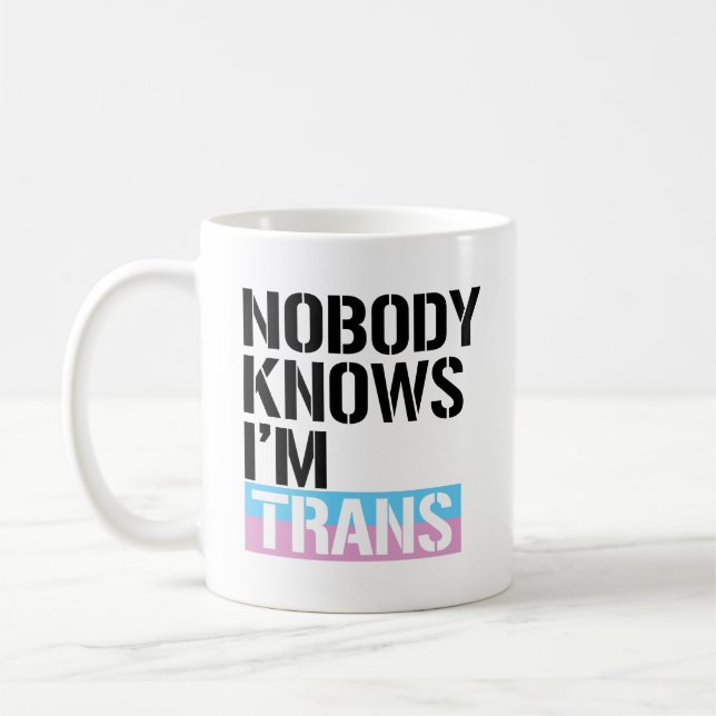 Mug Personne ne sait que je suis transport - - les (Gauche)