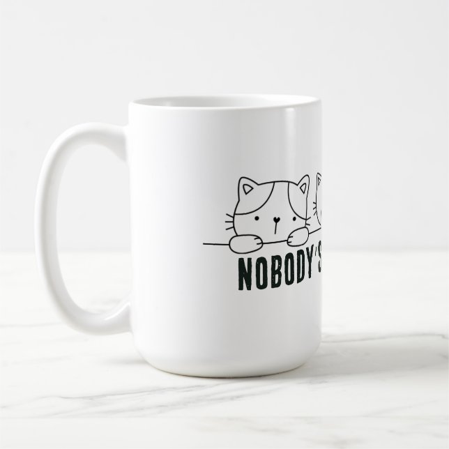 Mug Personne n'est purr-fait (Gauche)