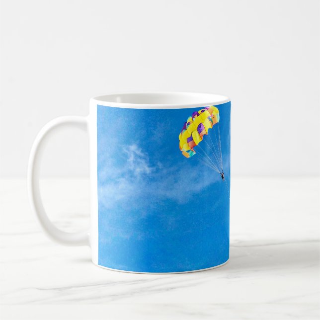 Mug Personne parapente à l'extérieur (Gauche)