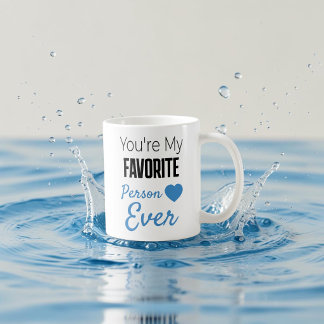 Mug Personne préférée personnalisée à jamais