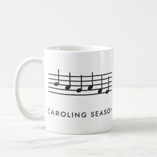 Mug Personnel de chant de Noël de la saison des chants