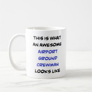 Mug personnel de l'aéroport, génial