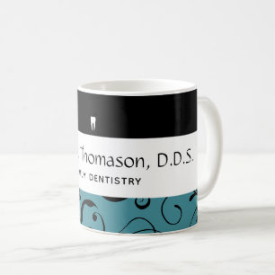 Mug Personnel du bureau dentaire Pro Damask
