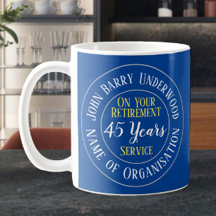 Mug Personnel prenant sa retraite. Retraite d'employé