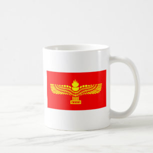 Mug Personnes Aramaic de Syriac, drapeau de la Syrie
