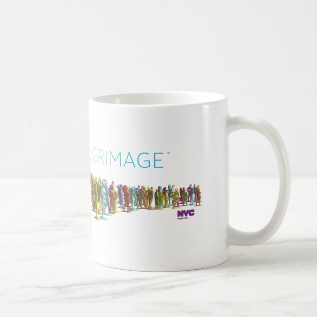 Mug Personnes de pèlerinage d'arc-en-ciel (Droite)
