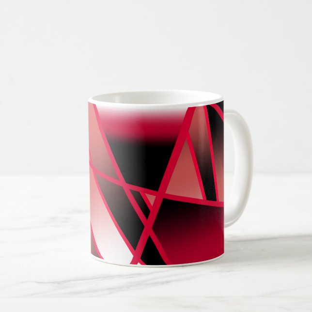 Mug Perspective de puissance rouge Couleur dégradée Ar (Devant droit)