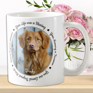 Mug Perte de l'animal Sympathie Keepsaké Chien Pet Mem