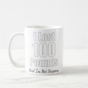 Mug Perte de poids Cadeaux J'ai perdu 100 Livres Miles