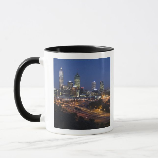 Mug Perth, Australie. Vue sur le centre-ville de Perth (Gauche)