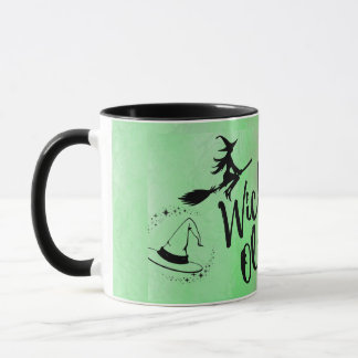 Mug pervers personnalisé - Aquarelle rose et verte