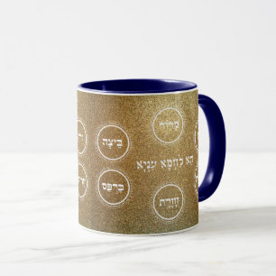 Mug Pesach - Pâque Hébreu Plate de séder Café