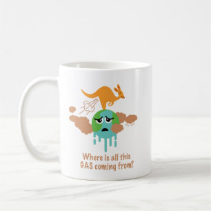 Mug Pet de méthane de kangourou