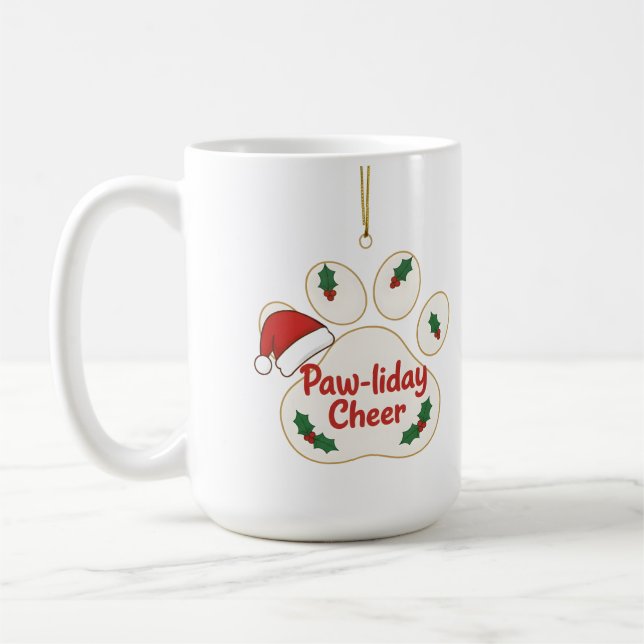 Mug Pet lovers’ favorite — a paw print  (Gauche)