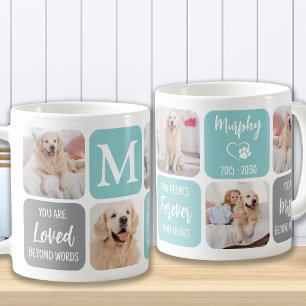 Mug Pet Memorial Chien Perdre Moderne Pastel Photo Col