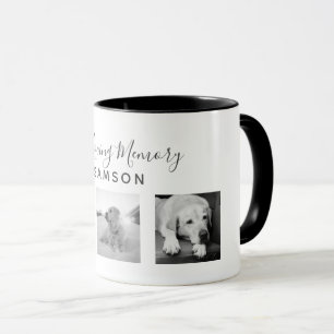 Mug Pet Photo Collage Memorial - In Love Memory