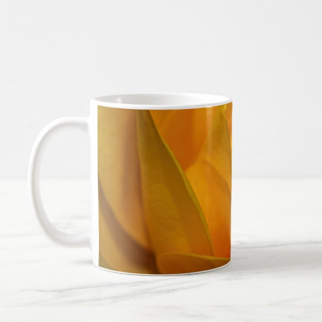 Mug Pétales de rose jaune (Gauche)