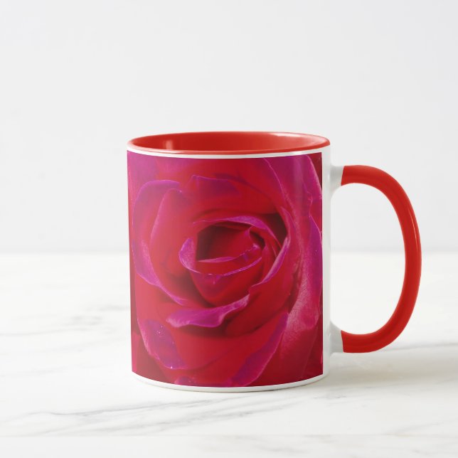 Mug Pétales de rose rose Musique (Droite)