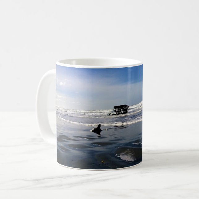 Mug Peter Iredale Shipwreck, Côte de l'Oregon (Devant gauche)