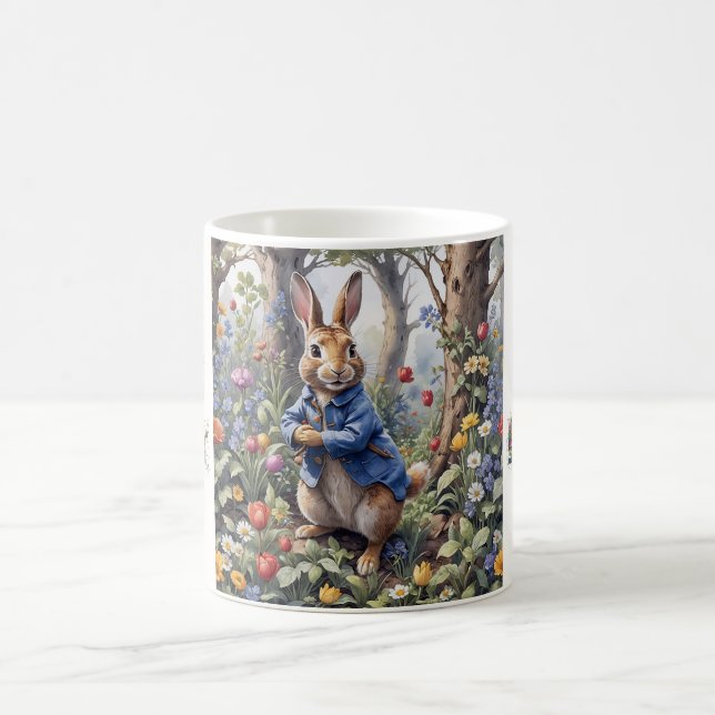 Mug Peter le lapin de Pâques Joyeux Pâques (Centre)