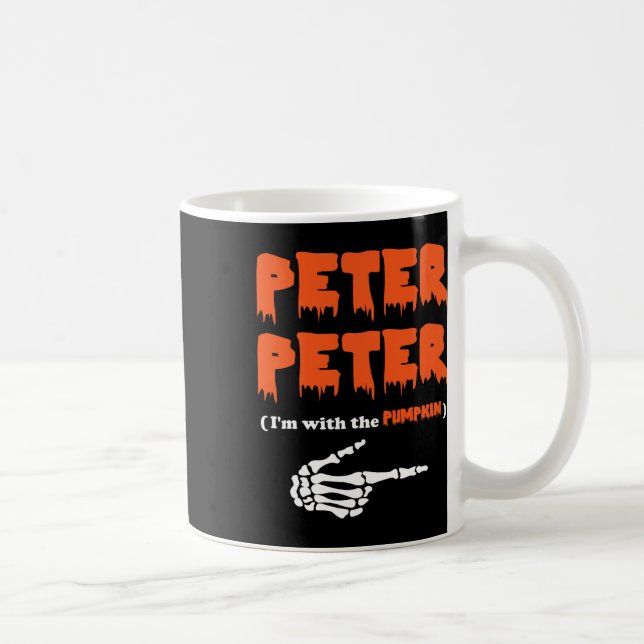 Mug Peter Peter Je suis avec le costume d'Halloween Ci (Droite)