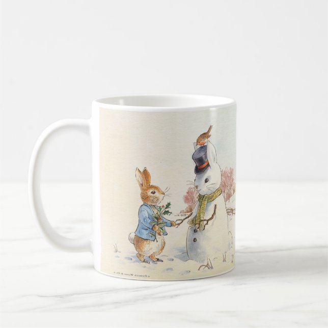Mug Peter Rabbit (bonhomme de neige) (Gauche)