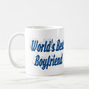 Mug Petit ami avec demi-écriture bleu marine