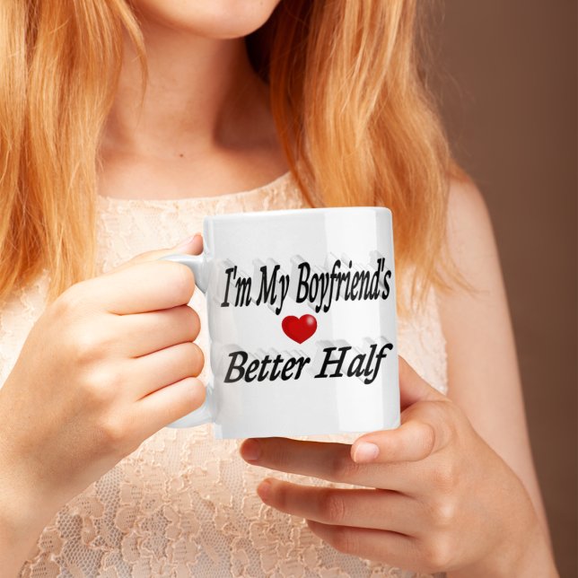 Mug Petit ami citation drôle texte noir (Créateur téléchargé)