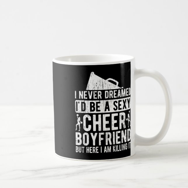 Mug Petit Ami De Cheerleader Drôle Petit Ami D'une Che (Droite)