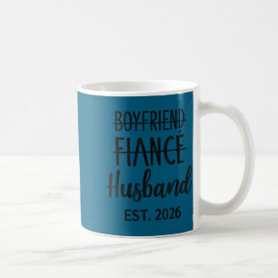 Mug Petit ami Fiancé Mari 2026 Pour Conception