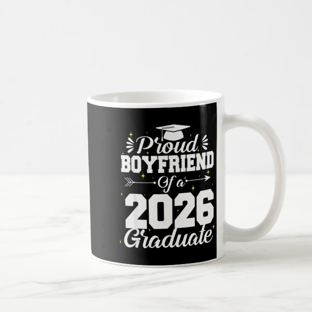 Mug Petit ami fier d'une remise de diplôme Cl 2026 (Droite)
