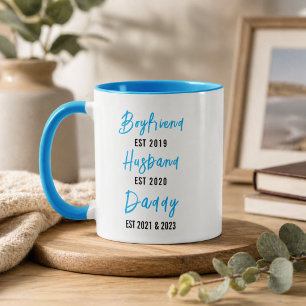 Mug Petit ami Mari Papa   Fête des Pères personnal