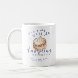 Mug Petit Baby shower d'aquarelle bleu Dumpling