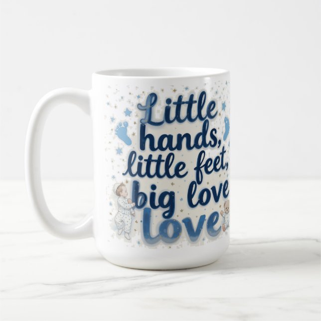 Mug Petit baby shower pieds (Gauche)