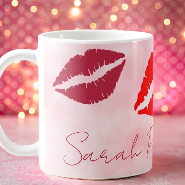 Mug petit baiser rose (Créateur téléchargé)