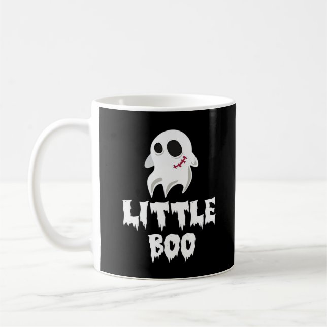 Mug Petit Boo Dans Graphique Cool Halloween (Gauche)