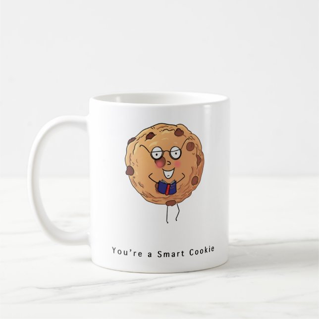 Mug Petit cadeau, cookie intelligent, mignon (Gauche)