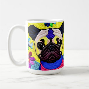 Mug Petit Carlin Puppy Quilt Comme Design