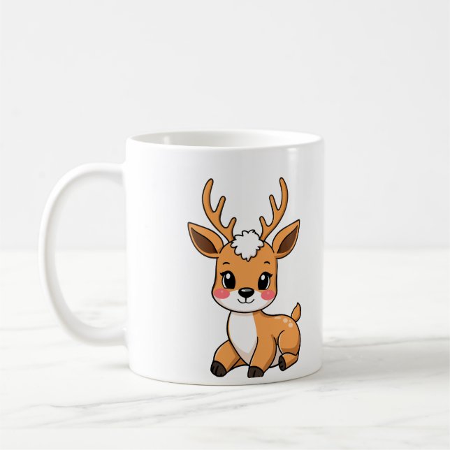 Mug Petit Cerf Kawaii (Gauche)