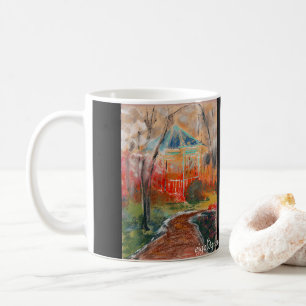 Mug petit chalet ejgoldguru sur la falaise
