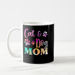 Mug Petit chat Chat Chien Maman Chemise Pour Femmes, F