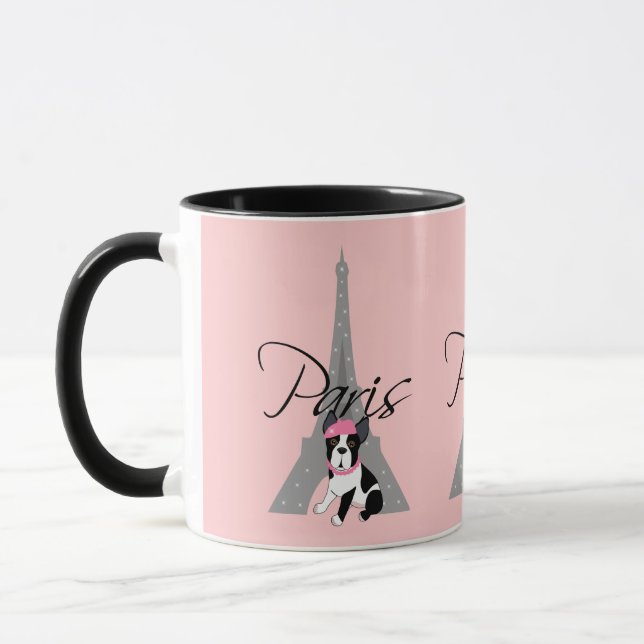 Mug Petit chien à Paris de le (Gauche)