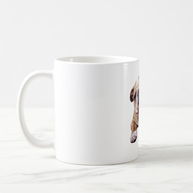 Mug Petit chien de taureau anglais mou - Chiot de chie (Gauche)
