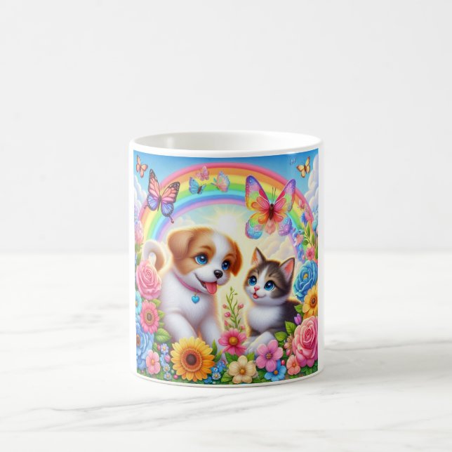 Mug Petit chiot/chiot/chaton (Centre)