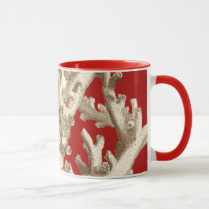 Mug Petit corail en rouge