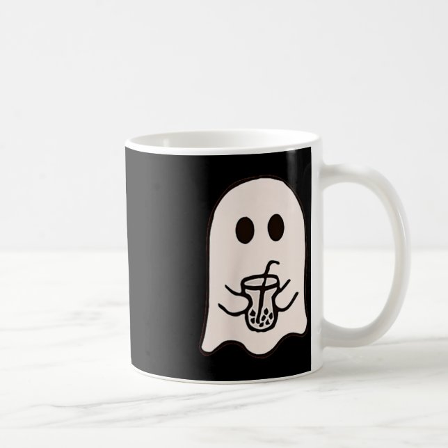 Mug Petit Costume de café glacé fantôme Halloween (Droite)