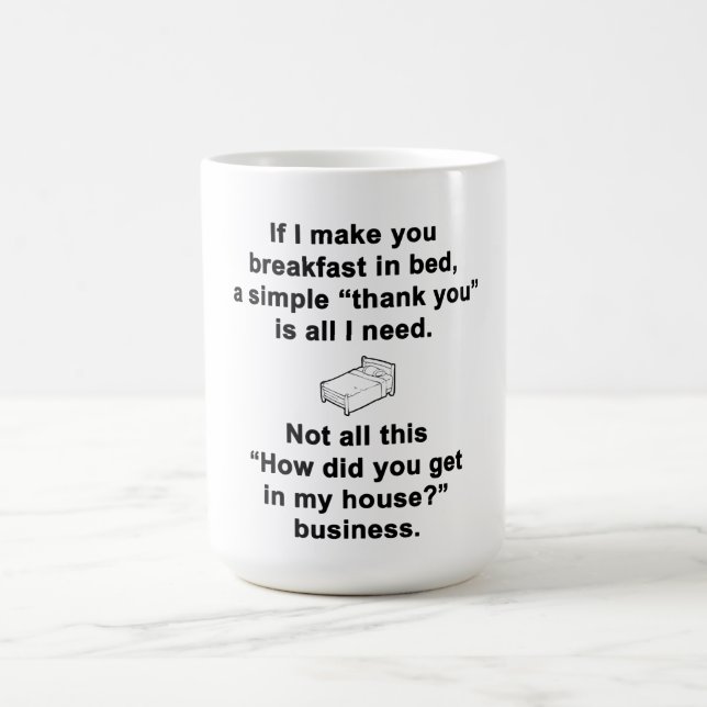 Mug Petit déjeuner au lit (Centre)