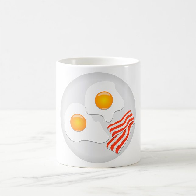 Mug Petit déjeuner aux œufs frits et au bacon (Créateur téléchargé)
