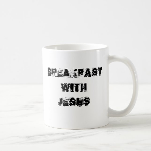 Mug Petit déjeuner avec Jésus (Droite)